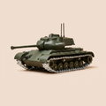 Voiture miniature - Char militaire Général Patton M47 - Solido (fabrication française) - boite N°BW5175