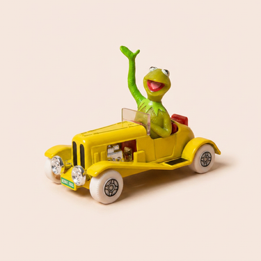 Voiture miniature - La voiture jaune de Kermit la grenouille du Muppet Show - collection CORGI