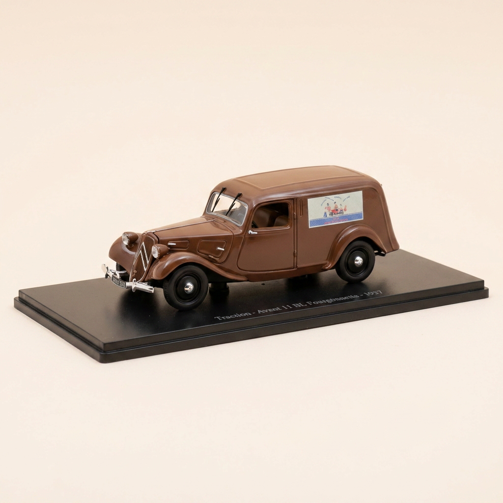 Citroën Traction-Avant 11 BL Geheime Wagen Bruin 1937 (Plexi Doos)