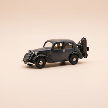 Voiture miniature - Fiat 508 C Berlina 1100 HP 32grise foncée 1937-1939 - collection BRUMM série ORO R33