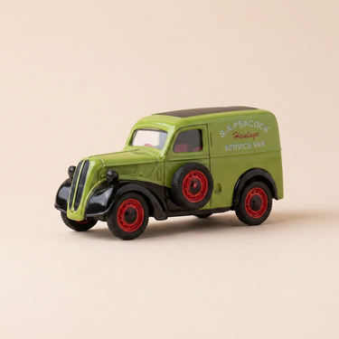 Voiture miniature - Fourgon van Ford Popular vert  - CORGI