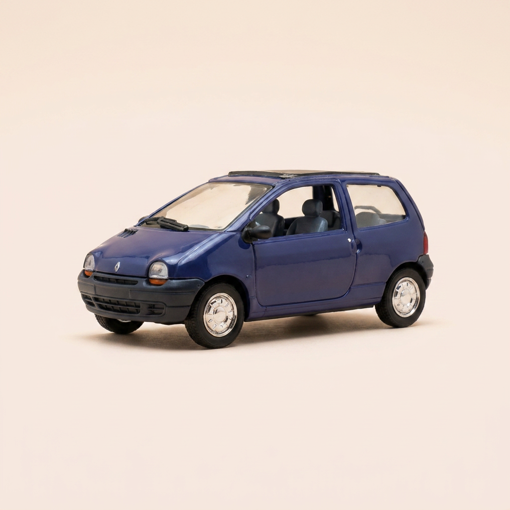Renault Twingo bleue foncée bleu foncé (bleu nuit/marine) - Solido référence 1528 (fabrication française)