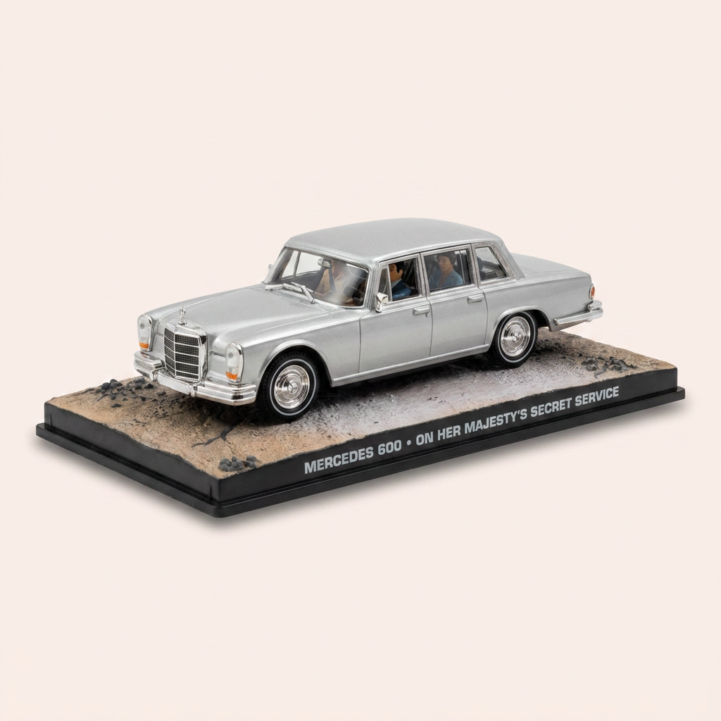 Mercedes 600 gris - JAMES BOND - AM LÉIF SIHERHEIT SENGER HÉI (On Her Majesty's Secret Service)