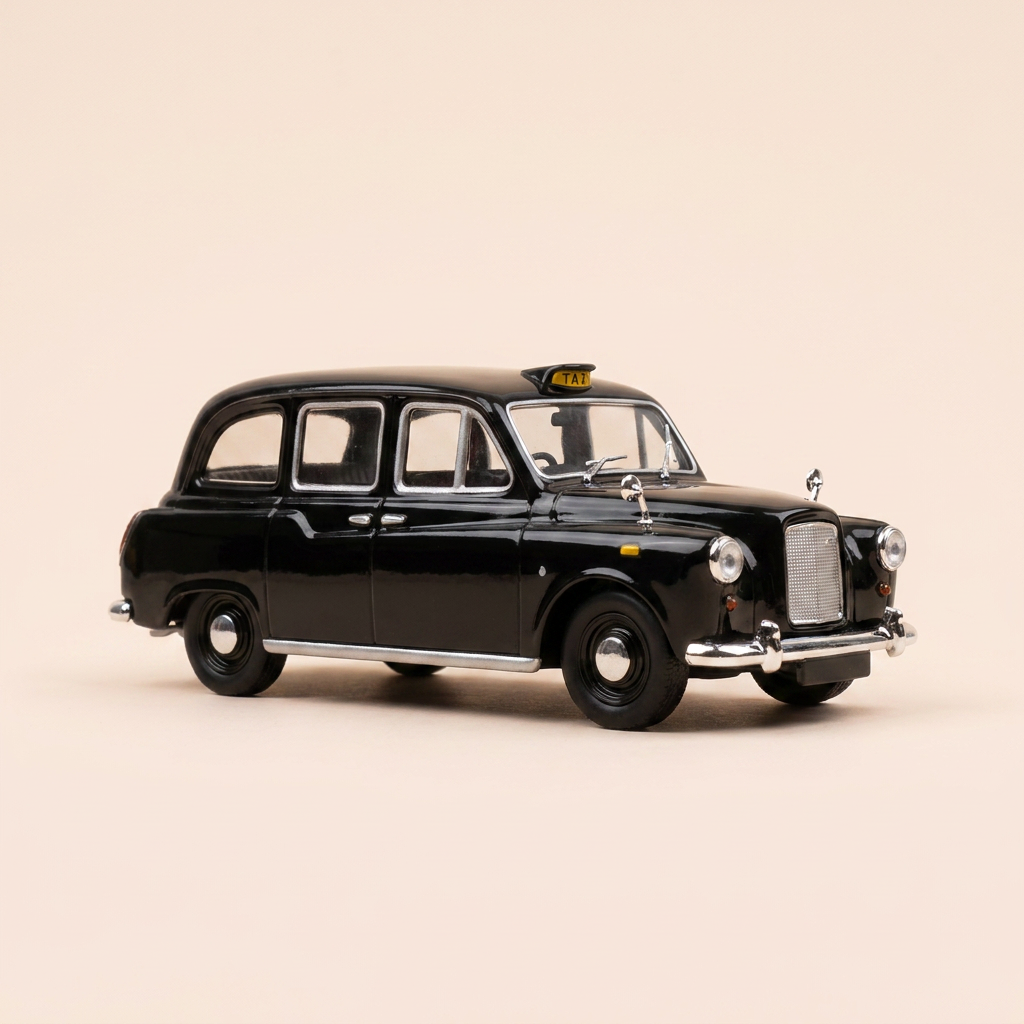 Austin FX4 noire - JAMES BOND - OCTOPUSSY