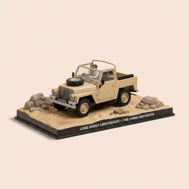Voiture miniature - Land Rover Lightweight marron - JAMES BOND - TUER N'EST PAS JOUER (The living daylights)