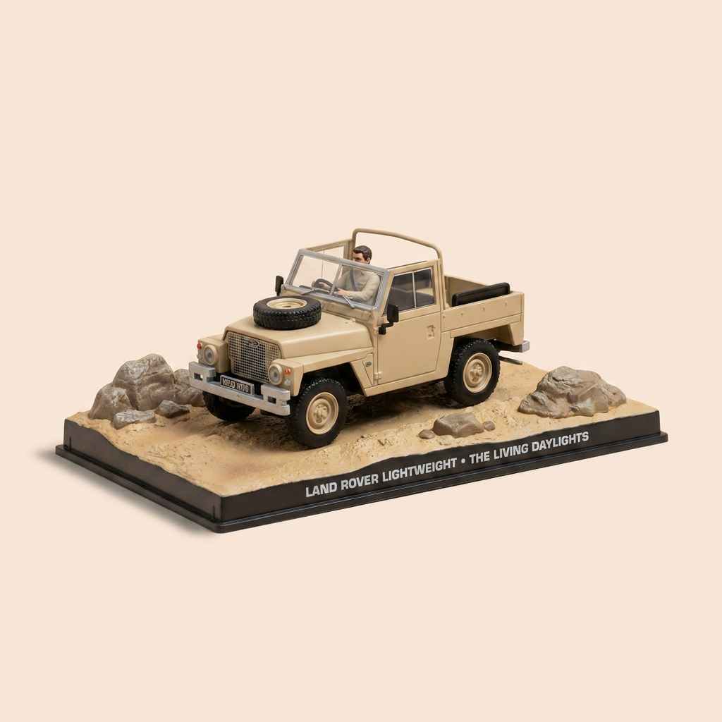 Land Rover Lightweight marrón - JAMES BOND - MATAR NO ES JUGAR (The Living Daylights)