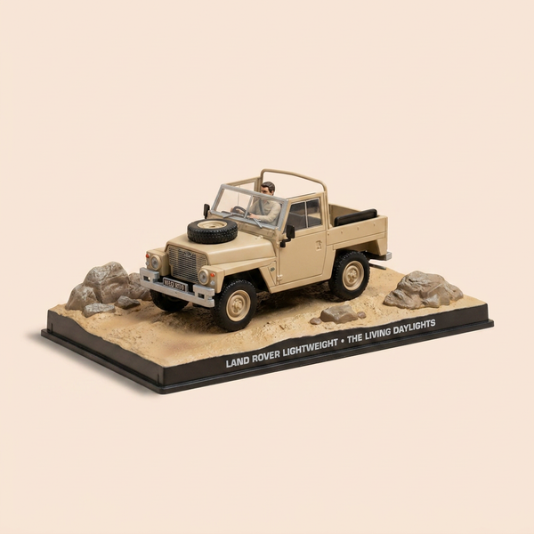Land Rover Lightweight marron - JAMES BOND - TUER N'EST PAS JOUER (The living daylights)