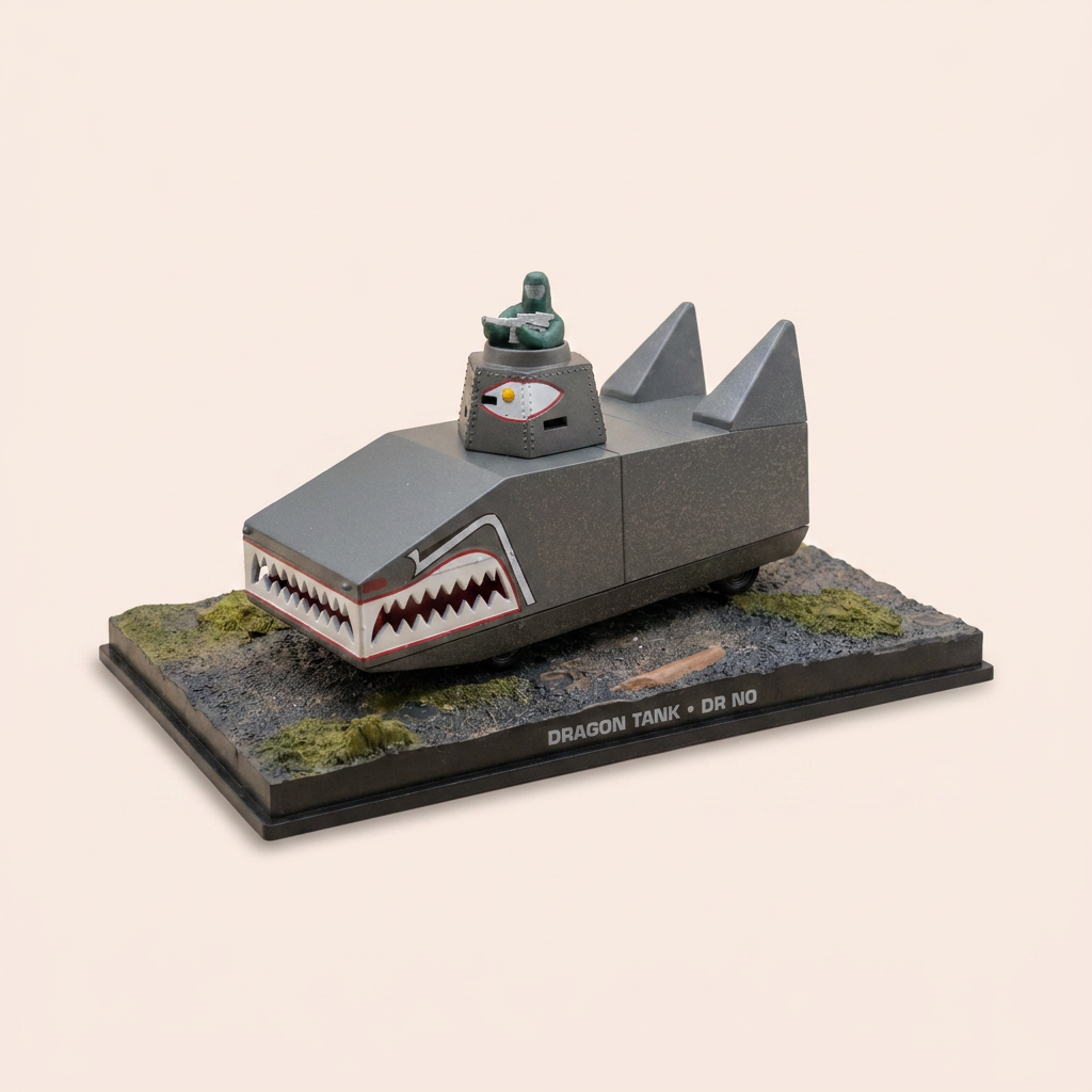 Voiture miniature - Dragon Tank gris foncé - JAMES BONS - Dr NO