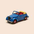 Voiture miniature - Micro voiture d'antan Rovin D2 bleue de 1947 - voiture française