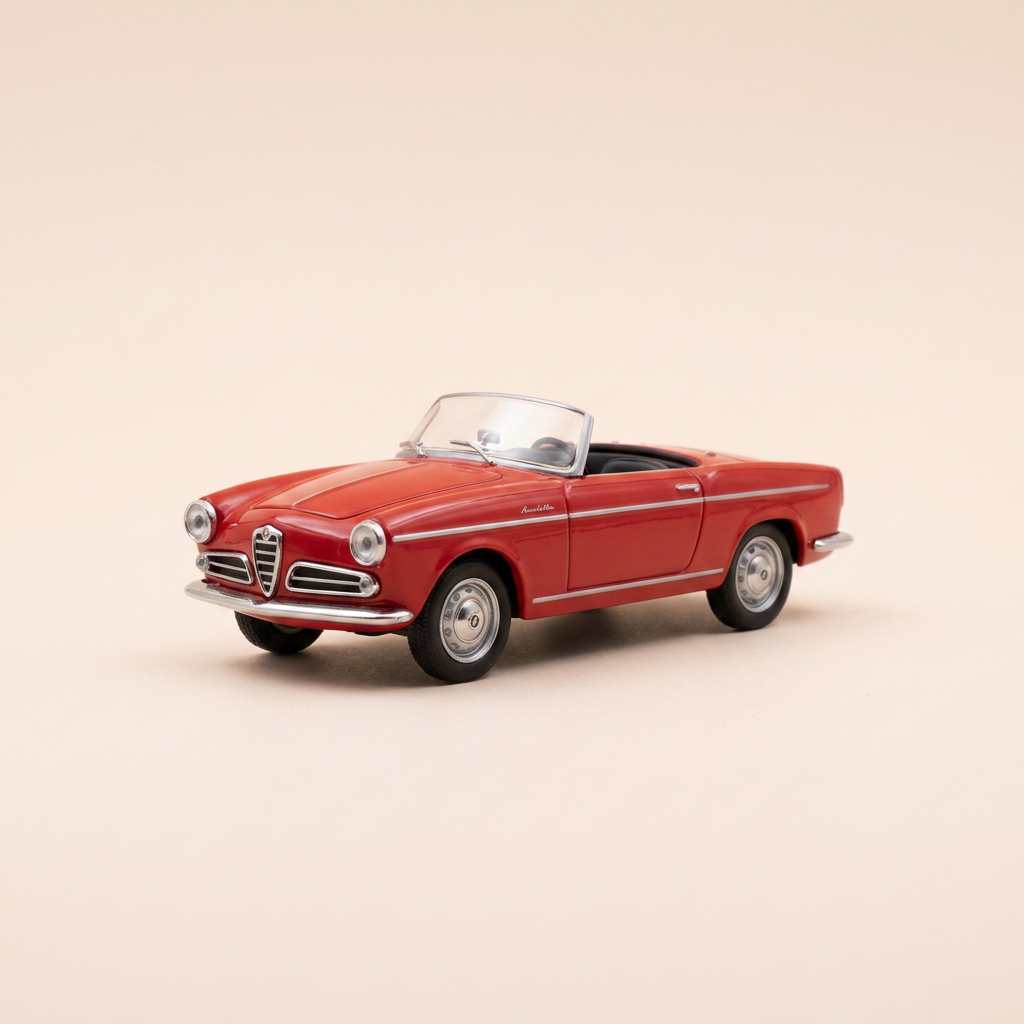 Micro voiture d'antan Avolette record de luxe rouge de 1956 - voiture française