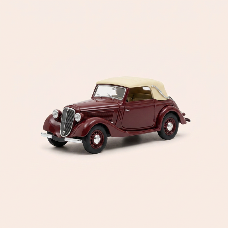 Micro voiture d'antan JULIEN MM5 bordeaux de 1947 - voiture française