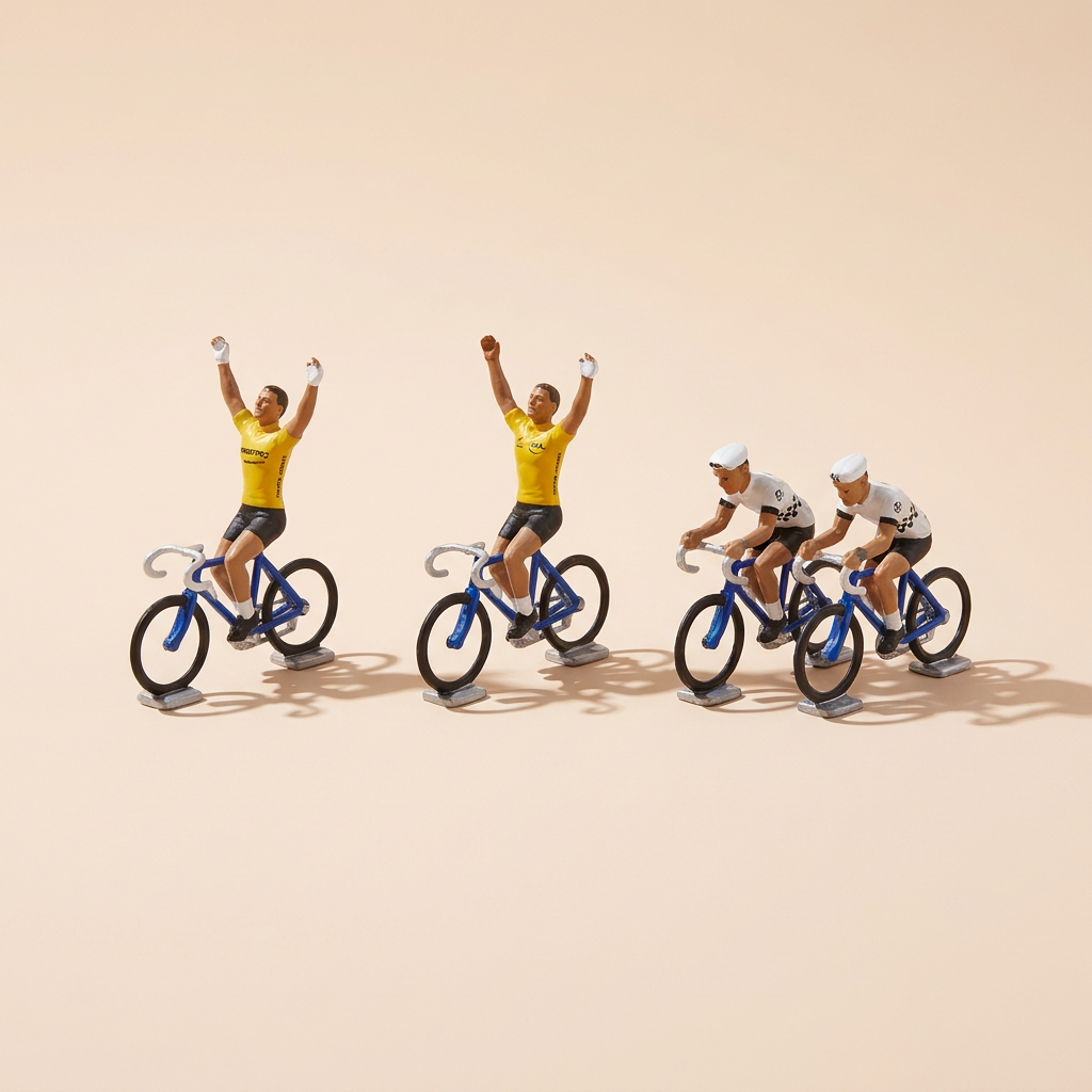 Cyclistes du Tour de France (4 cyclistes)