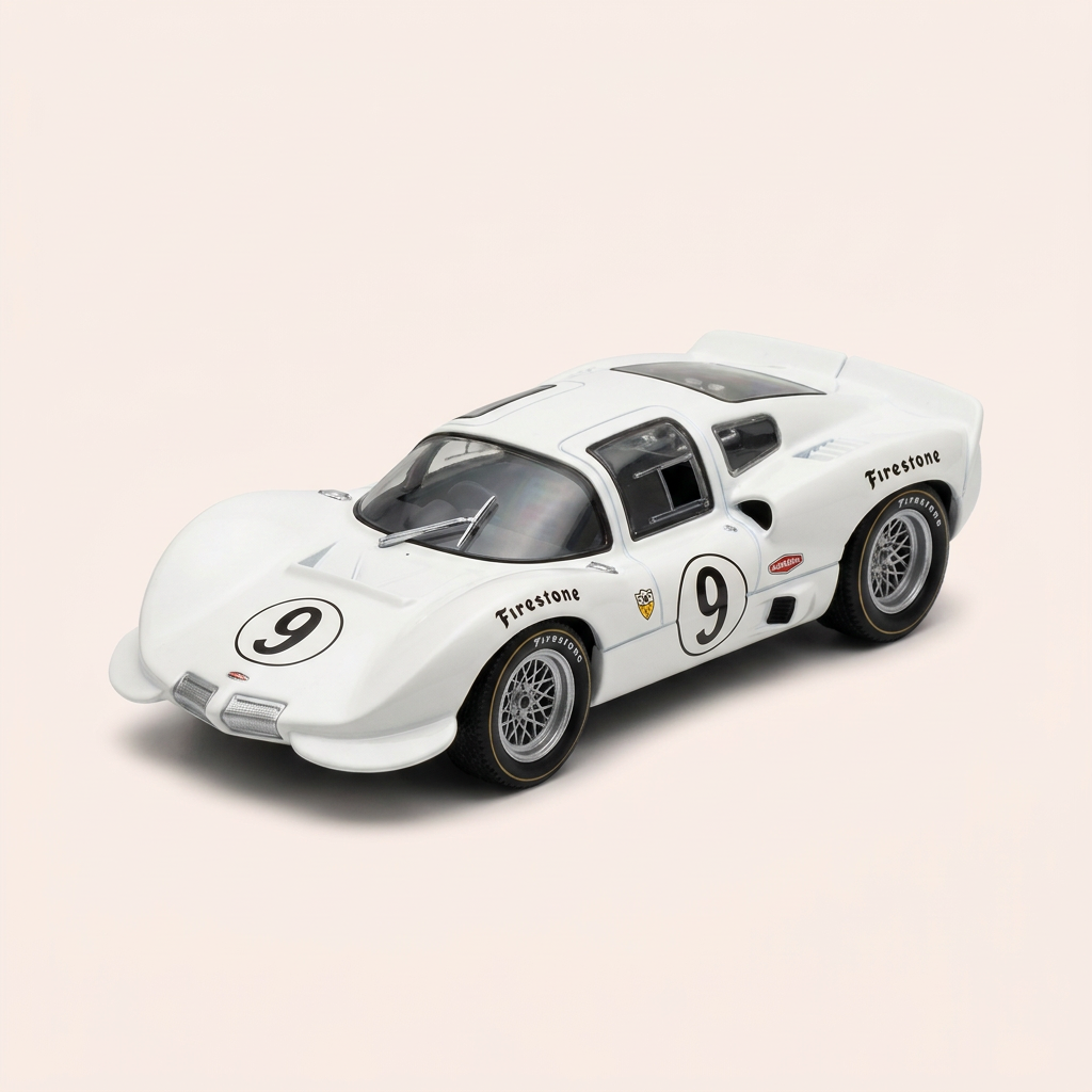 Chaparral 2D beige clair ? numéro 9 - 24 heures du Mans de 1966