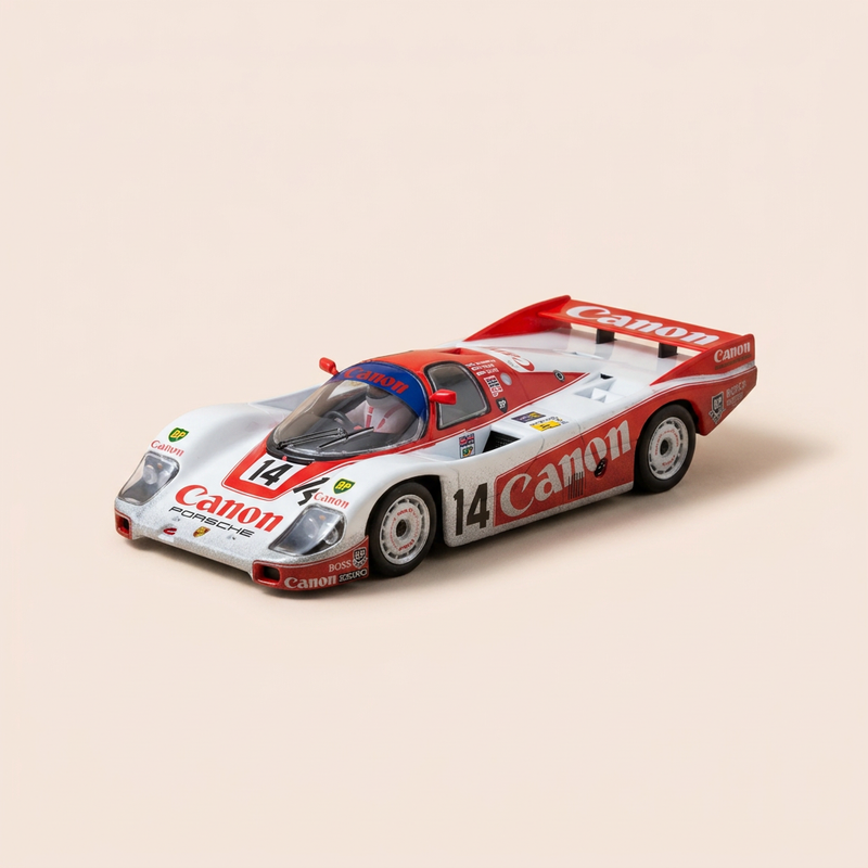 Porsche 917LH bianca e rossa numero 25 - 24 ore di Le Mans 1970