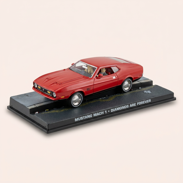 Mustang Mach 1 rouge foncé - JAMES BOND - LES DIAMANTS SONT ETERNELS (Diamonds are forever)