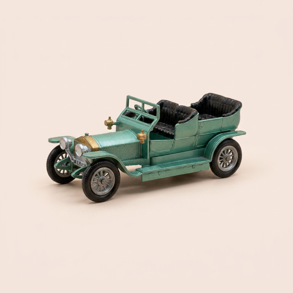 Rolls-Royce Silver Ghost grün von 1907 - MATCHBOX Referenz Y-15 (in England hergestellt)