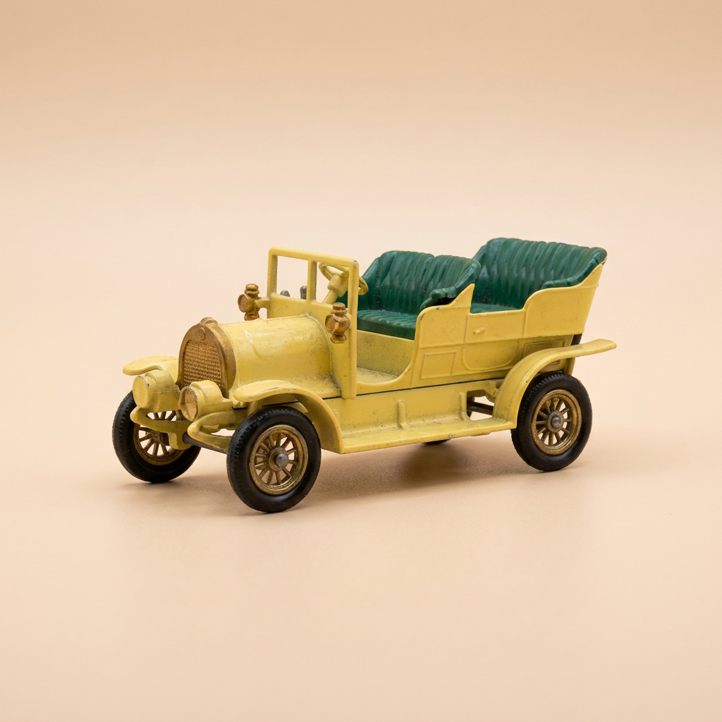 Daimler Spyker jaune de 1904 - MATCHBOX référence Y-13 (fabrication en Angleterre)