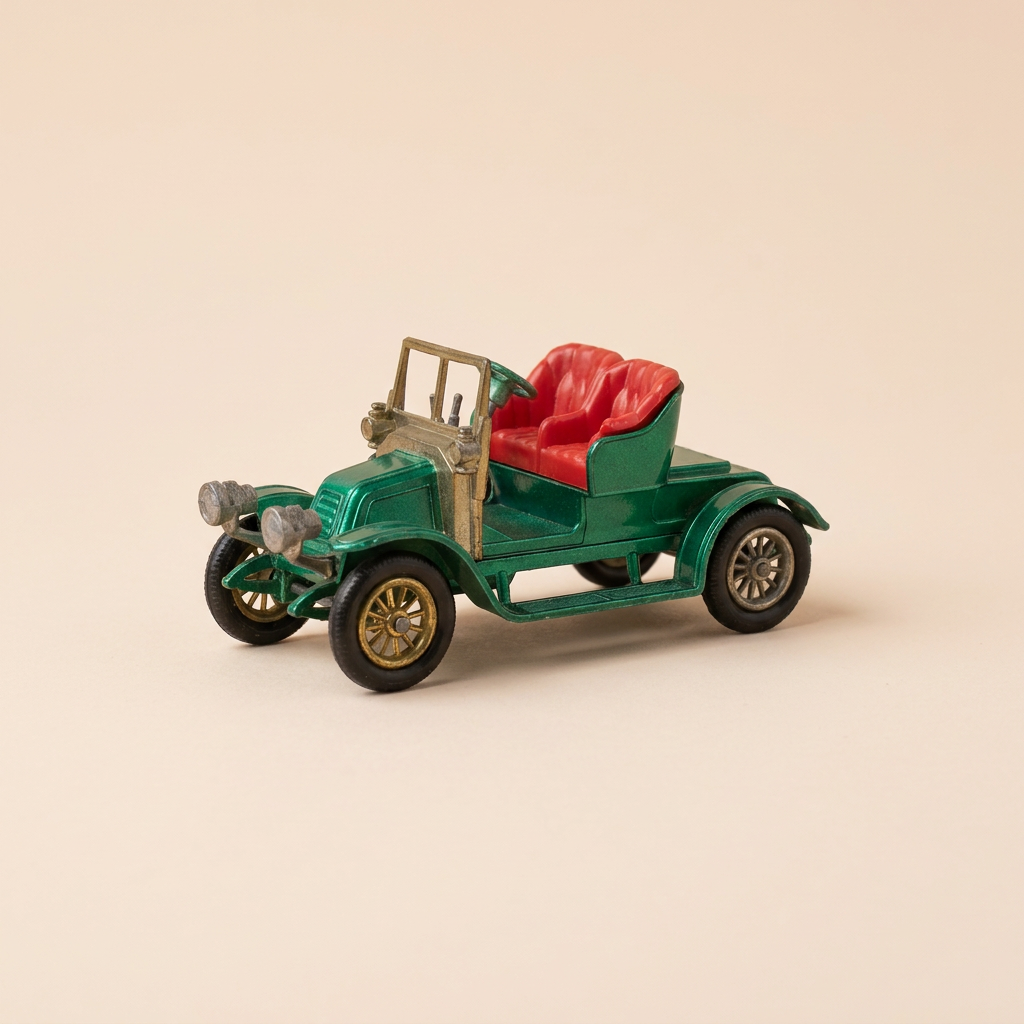 Renault N°2 verte de 1911 - MATCHBOX référence Y-2 (fabrication en Angleterre)