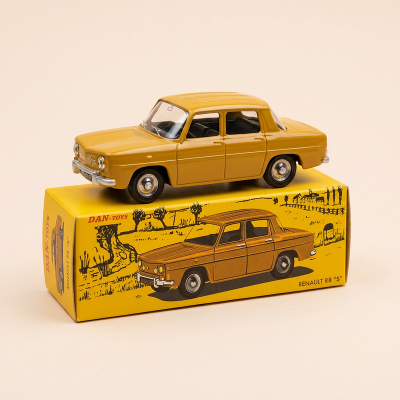 Renault 8S braun DAN-TOYS Referenz DAN-045 (Editions Atlas)