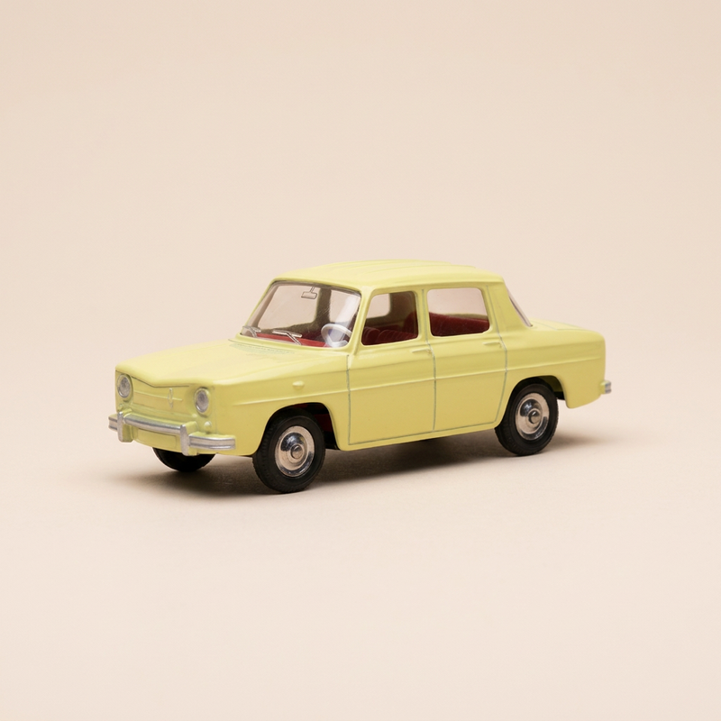 Pale Yellow Renault 8 - Dinky-Toys (Editions Atlas) - Nr. 517