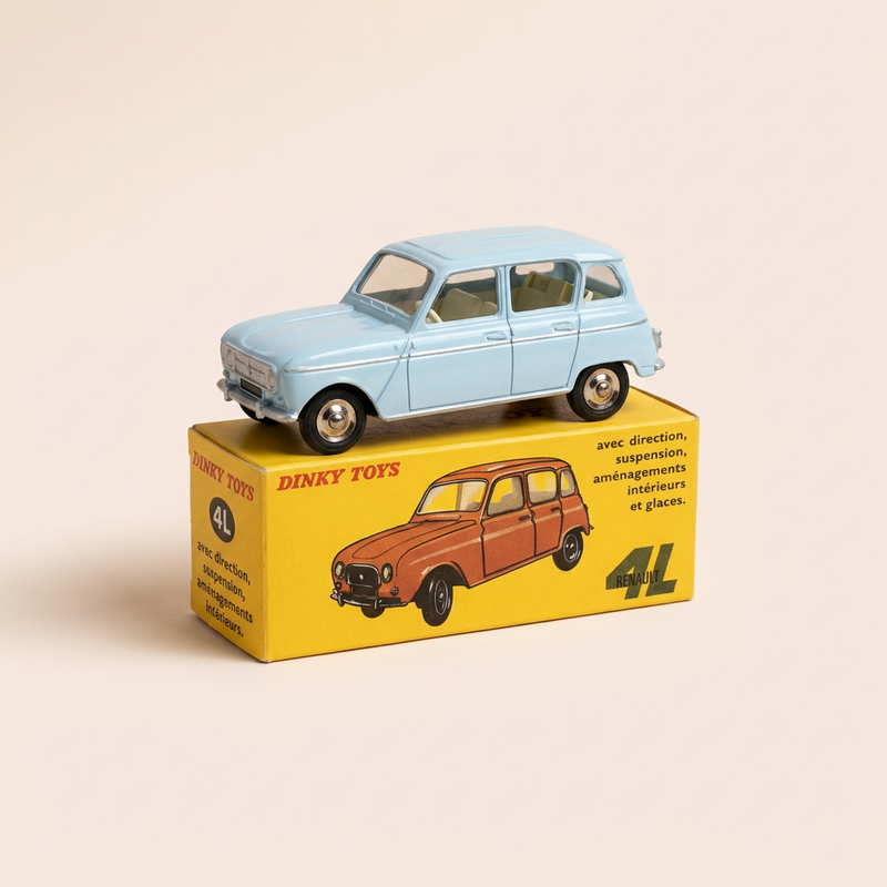 Renault bleue pâle - Dinky-Toys (Editions Atlas) - N°518