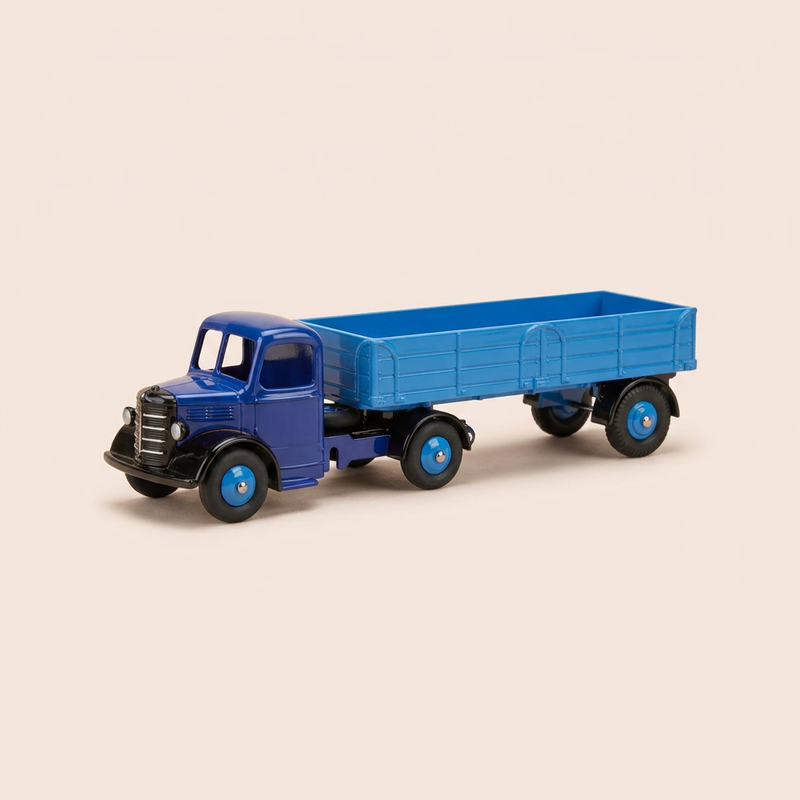 Caminhão articulado Bedford Lorry azul - referência DAN-TOYS DAN-282 (Edições Atlas)