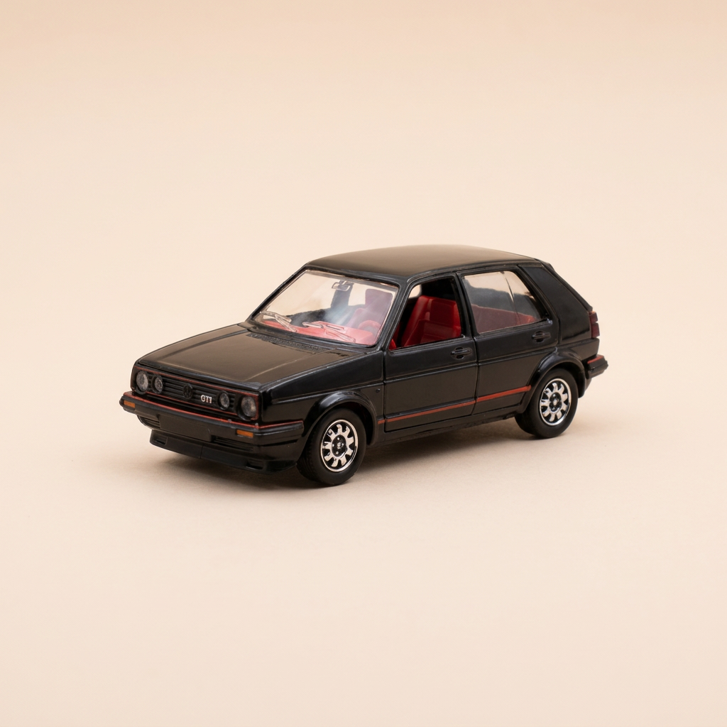 Volkswagen Golf GTI noir - SCHABAK Model (fabricant allemand)