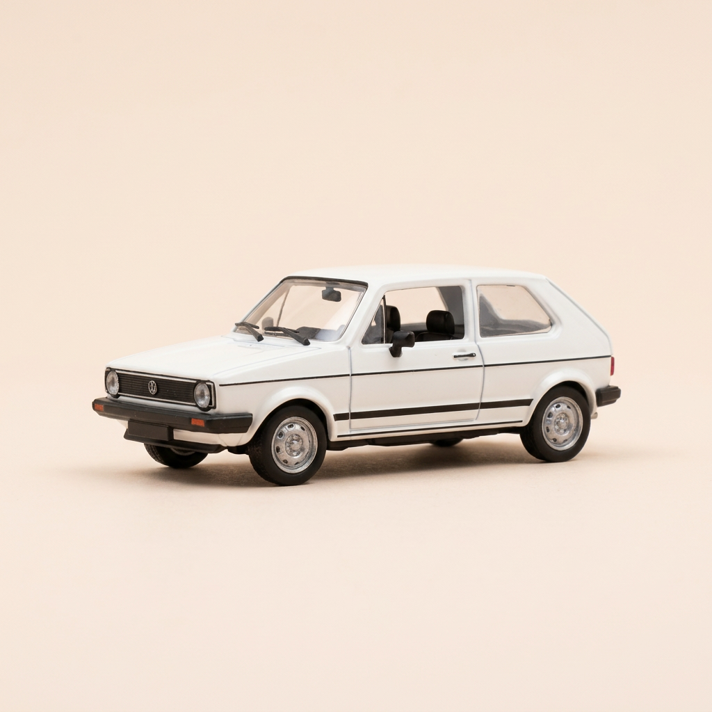 Volkswagen Golf 1 blanche de 1974 - Solido référence 1849