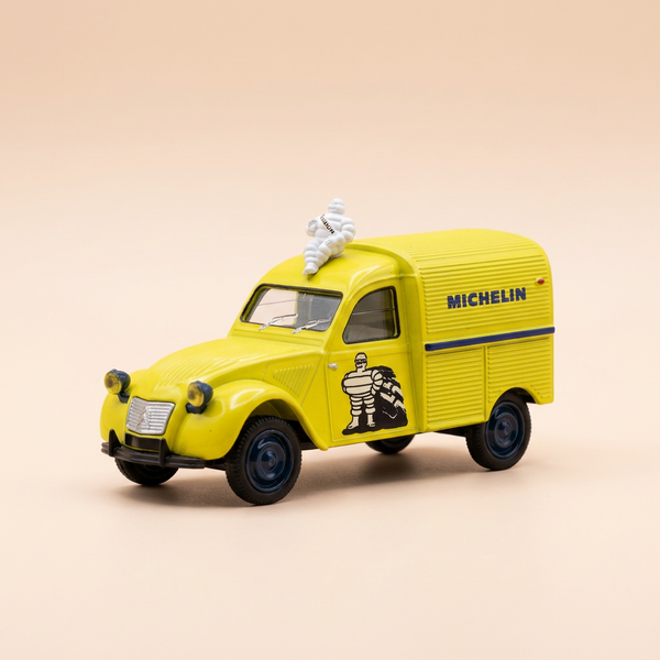 Citroën2 CV fourgonnette jaune MICHELIN - NOREV référence 156024