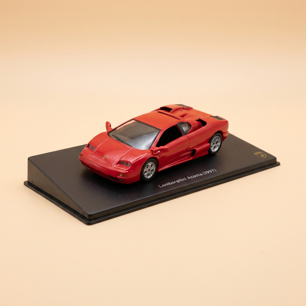 Czerwony Lamborghini Acosta z 1997 roku