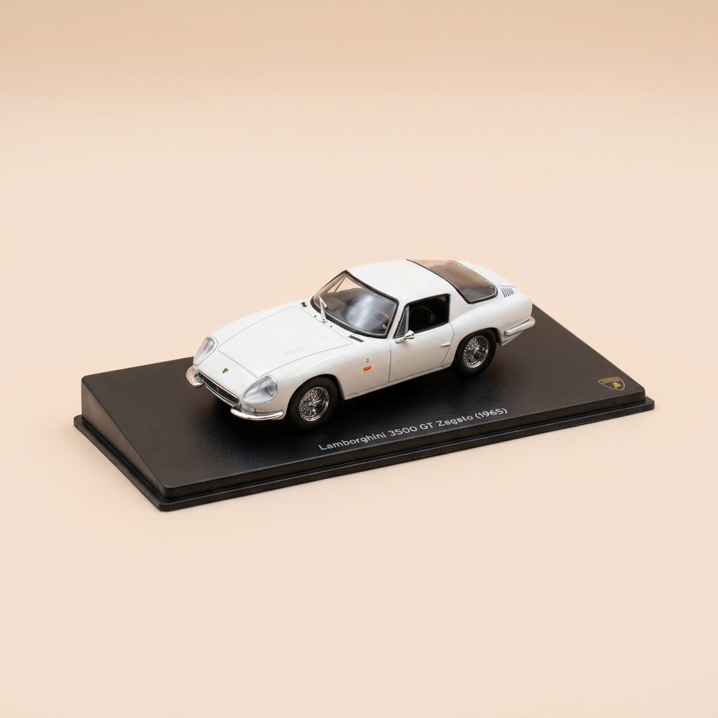 Lamborghini 3500 GT Zagato biała z 1965 roku