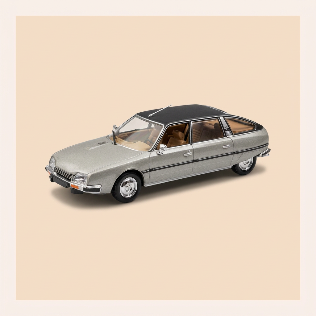 Citroën CX Prestige grise et toit noir de 1978 (blister)