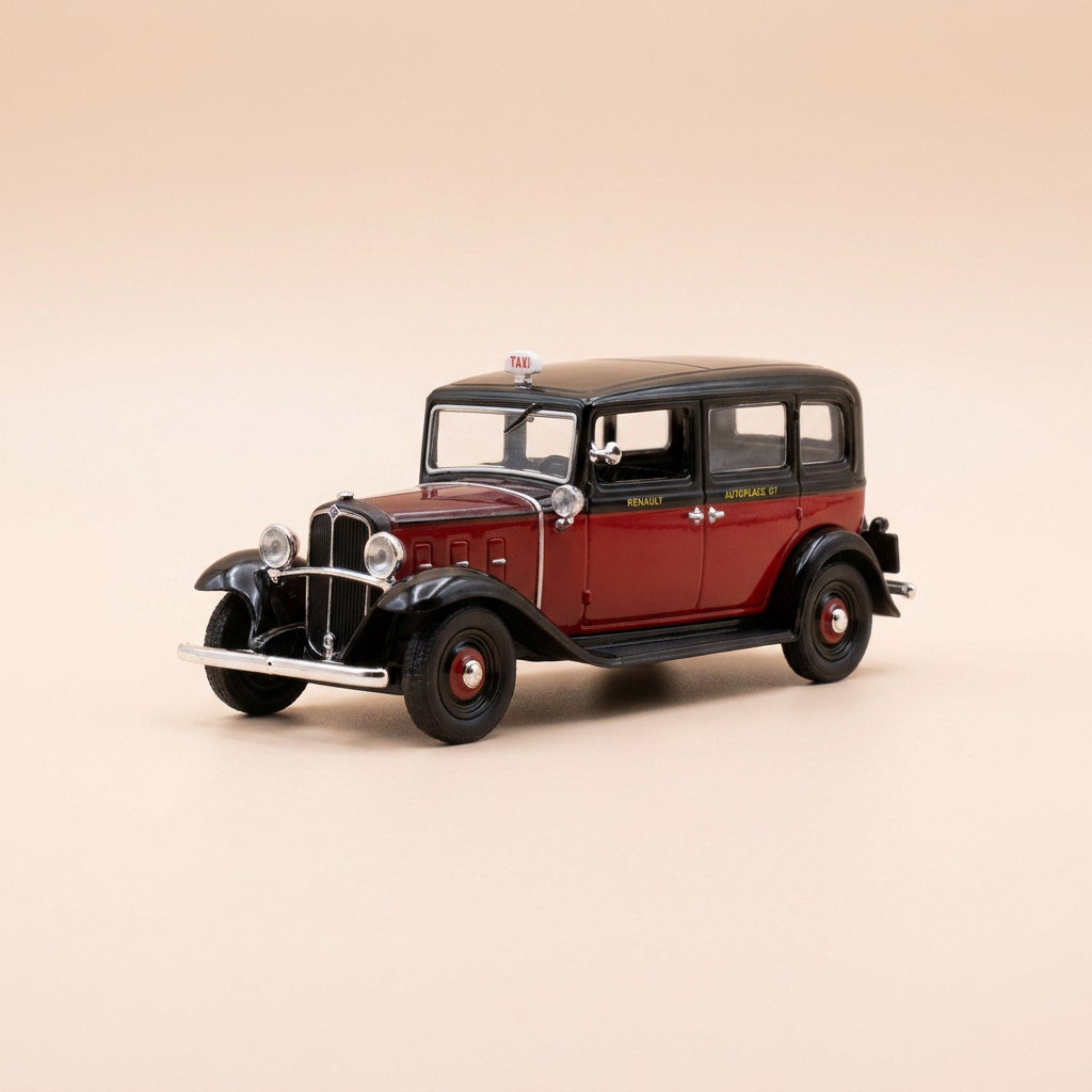 Renault KZ11 G7 bordeaux et noire de 1933 - Taxi à Paris