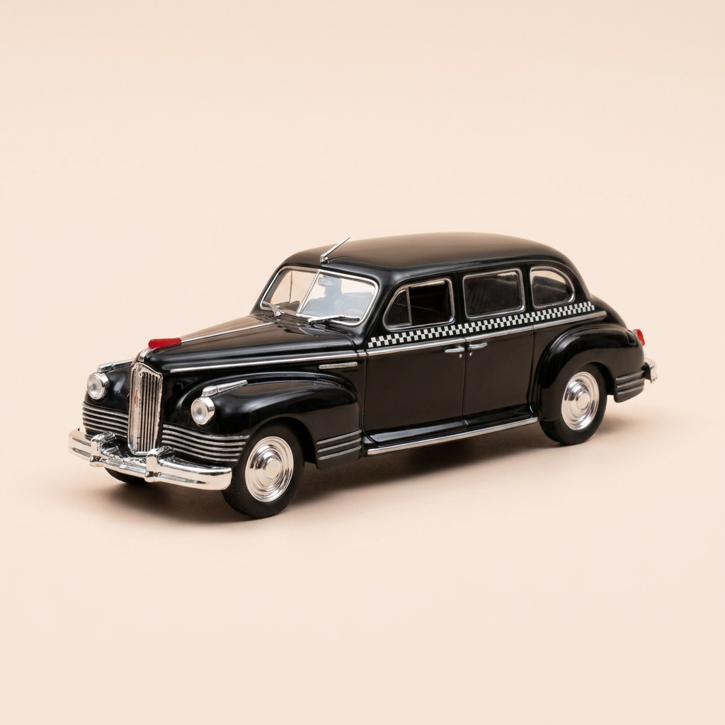 ZIS 110 schwaarz vu 1948 - russescht Auto