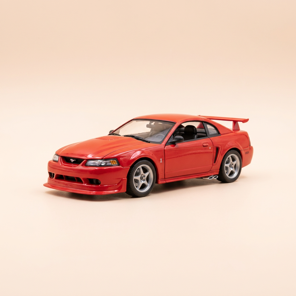 Ford Mustang SVT Cobra R rouge de 2000 (voiture américaine)