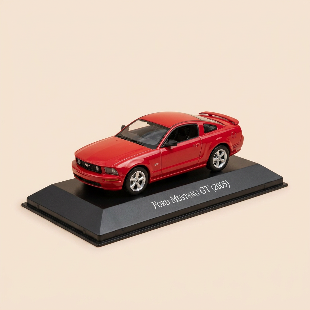Ford Mustang GT rouge de 2005 (voiture américaine)