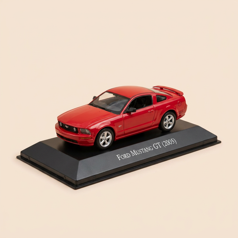 Ford Mustang GT roja de 2005