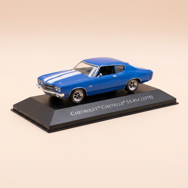 1970 Blau und Weiße Chevrolet Chevelle SS 454