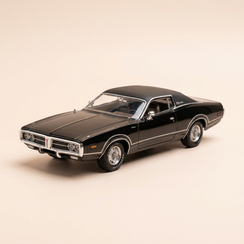 Dodge Charger negra de 1972