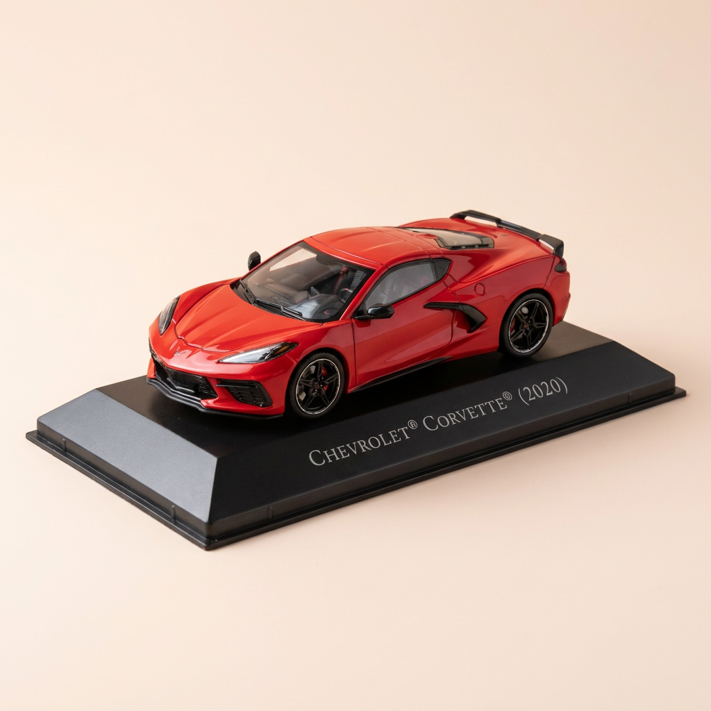 Chevrolet Corvette rouge de 2020 (voiture américaine)