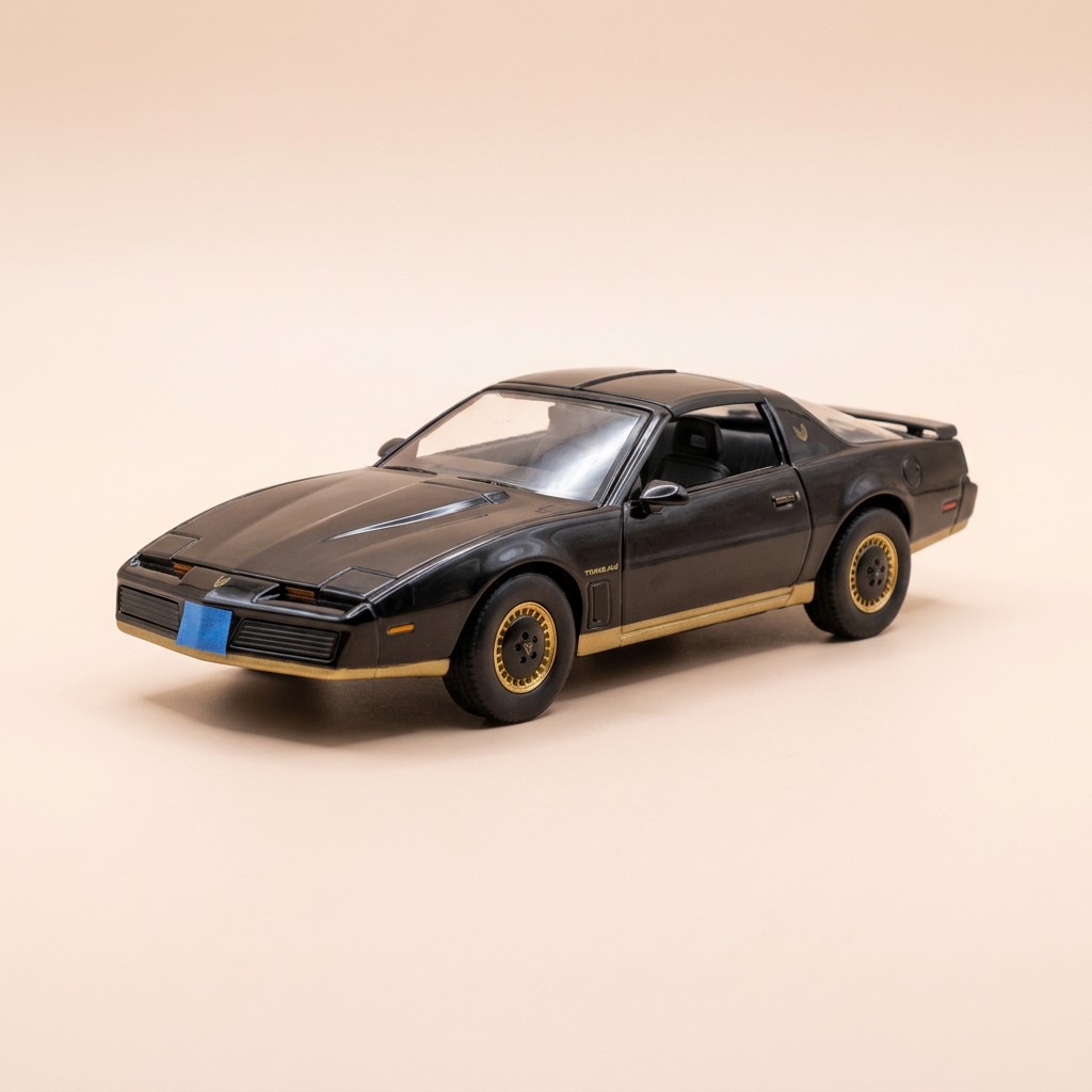 Pontiac Firebird nera del 1982 (auto americana)