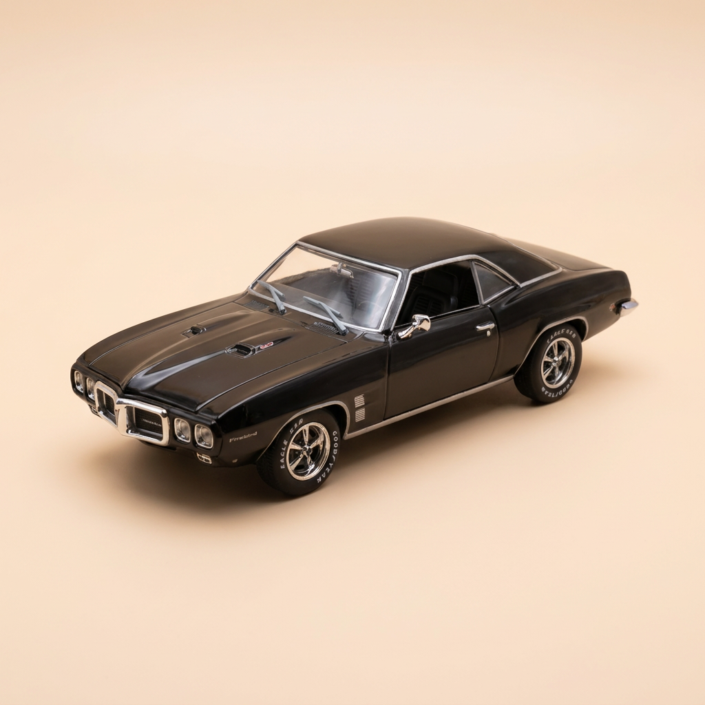 1969 Pontiac Firebird 400 Black Coupe (American Car)