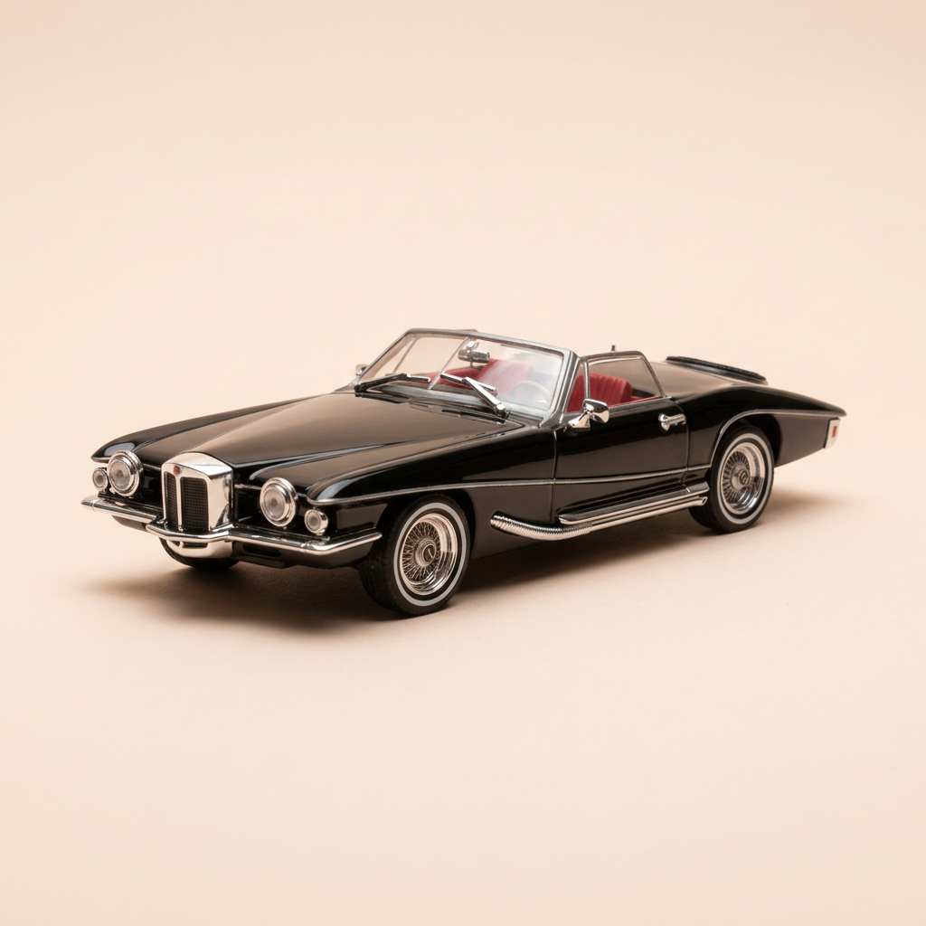 Stutz Blackhawk noire de 1971 (voiture américaine)