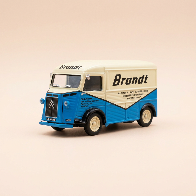 Citroën Typ H blo a beige mat Reklamm BRANDT (Fahrzeug ouni Schutz)