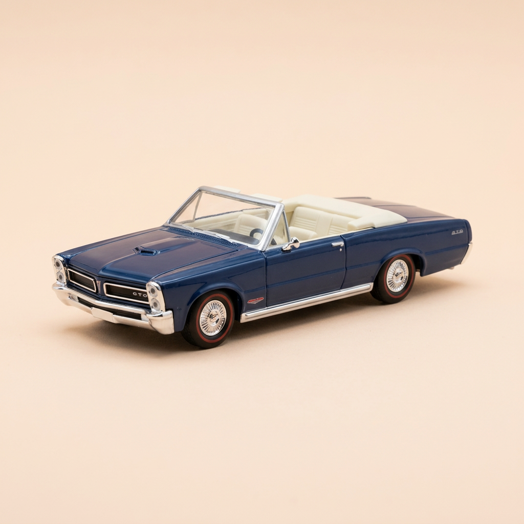 Dark Blue Pontiac GTO (American Car) - Del Prado