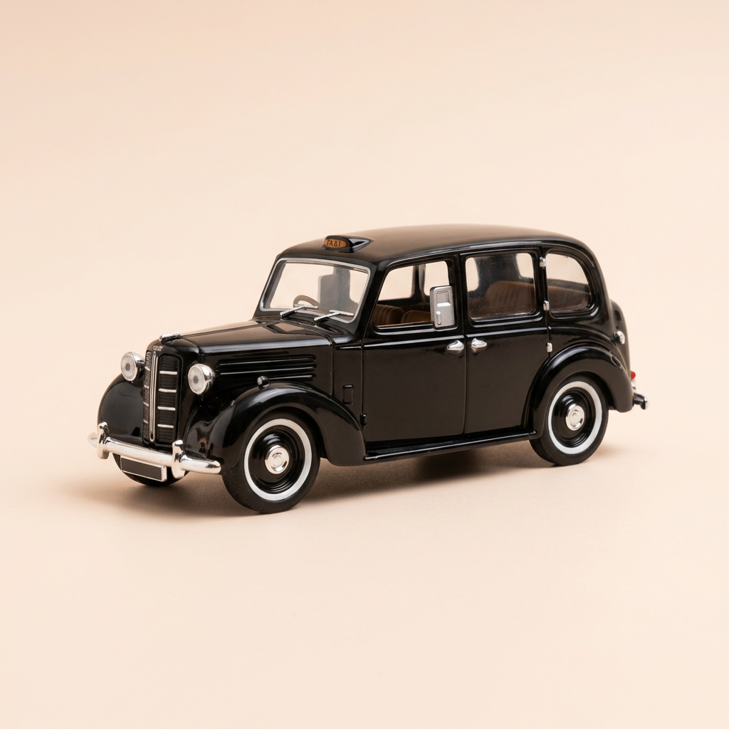 Austin FX3 noir de 1958 (Taxi à Londres) - Del Prado