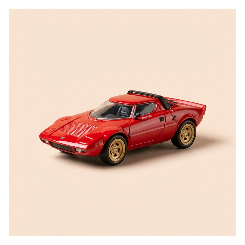 Lancia Stratos rouge - Del Prado