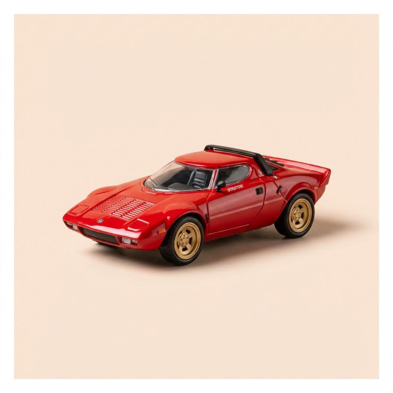Lancia Stratos rouge - Del Prado