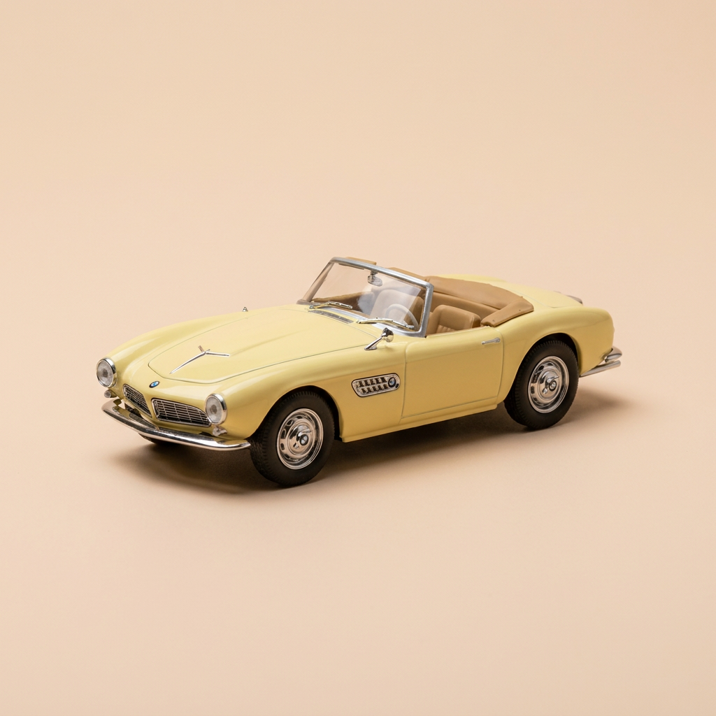BMW 507 beige/jaune pâle - Del Prado