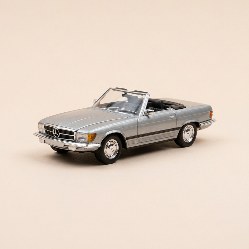 Mercedes-Benz 350SL grise - Del Prado